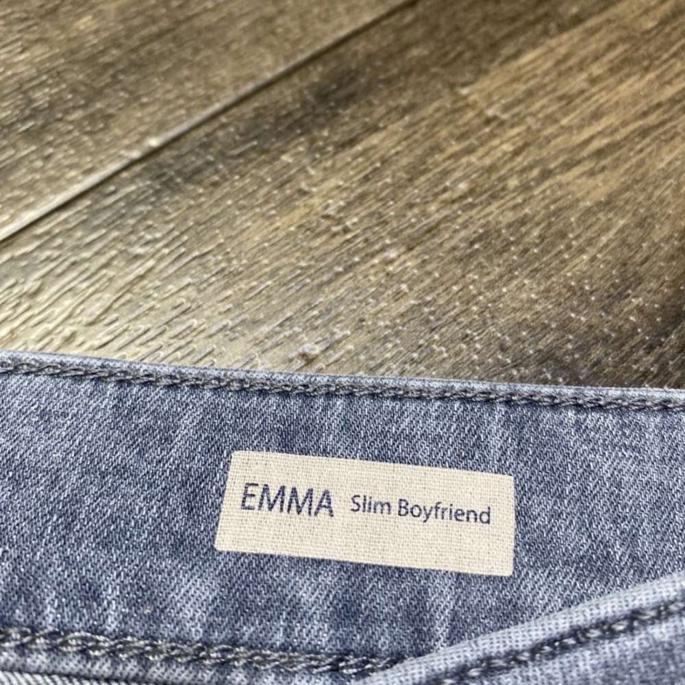 Mavi Emma Slim Boyfriend Jeans Size 32x32 Mid Grey Tribeca NWT Stitch Fix Preppy - Picture 7 of 9